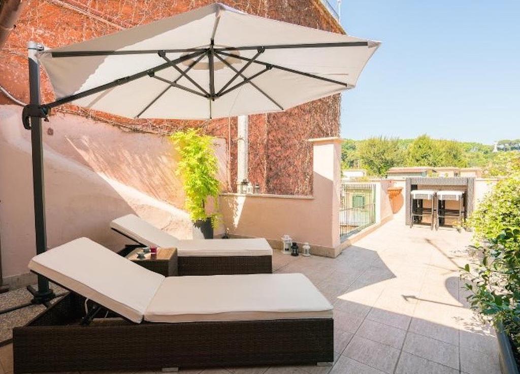Apartmán Garibaldi Roof Garden Řím Exteriér fotografie